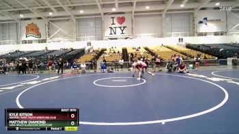 131 lbs Cons. Round 6 - Kyle Kitson, Whitney Point Youth Wrestling Club vs Matthew Diamond, Long Beach Gladiators Wrestling