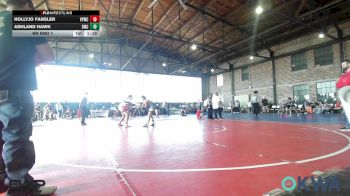 123-129 lbs Rr Rnd 1 - HollyJo Fansler, Verdigris Youth Wrestling vs Ashland Hawk, Salina Wrestling Club