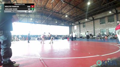 123-129 lbs Rr Rnd 1 - HollyJo Fansler, Verdigris Youth Wrestling vs Ashland Hawk, Salina Wrestling Club
