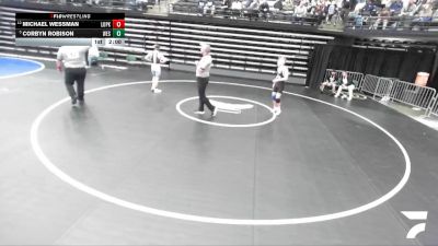 6A 120 lbs Champ. Round 1 - Corbyn Robison, Westlake vs Michael Wessman, Lone Peak