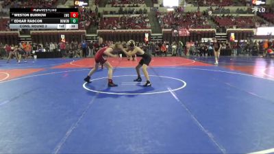 144 lbs Cons. Round 2 - Weston Burrow, Lockwood Wrestling Club vs Edgar Rascon, Big Game Wrestling Club MT