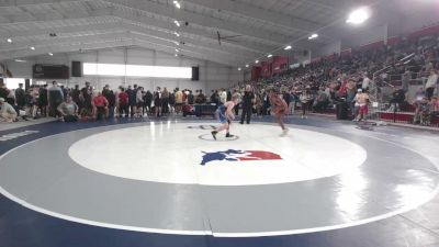 126 lbs Champ. Rd Of 16 - Cyrus Woodberry, Wrestling University vs Dominic Brown, Howe Wrestling School