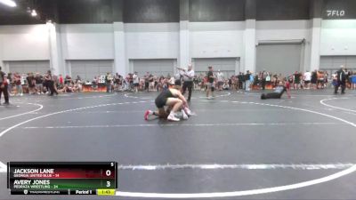 150 lbs Round 2 (6 Team) - Jackson Lane, Georgia United Blue vs Avery Jones, Pedraza Wrestling