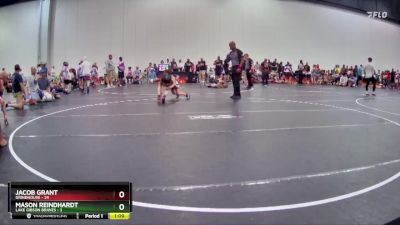 78 lbs Round 7 (10 Team) - Mason Reindhardt, Lake Gibson Braves vs Jacob Grant, Grindhouse