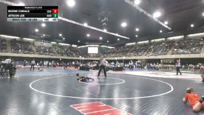56 lbs Round Of 16 - Boone Curiale, Logan Township vs Atticus Lee, Harrington Park