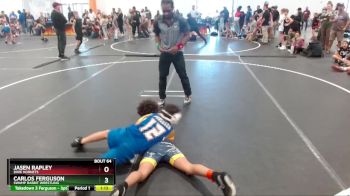 90 lbs Round 3 - Carlos Ferguson, Swamp Rabbit Wrestling vs Jasen Rapley, Dixie Hornets