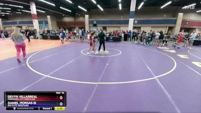 74 lbs Quarterfinal - Devyn Villarreal, Takedown-City Wrestling vs Daniel Morgas Iii, 806 Elite Wrestling