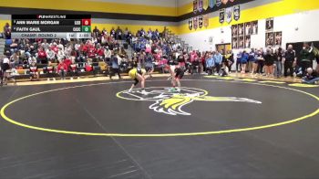 100 lbs Champ. Round 2 - Ann Marie Morgan, Lisbon vs Faith Gaul, Cascade