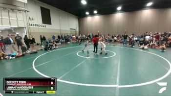 57-58 lbs Round 3 - Logan Vandervest, Apex Grappling Academy vs Beckett Todd, Texas Elite Wrestling Club