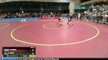 106 lbs Cons. Round 6 - Crew Lambro, Tahoma vs Kai Yi-Berg, Folsom