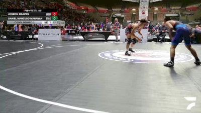 Cons. Round 2 - Joseph Reaves, Lemoore High School Wrestling vs Daniel Mancuso Maranan, Community Youth Center - Concord Campus Wrestling