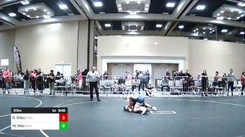 83 lbs Consi Of 8 #2 - Ronan Riley, Stampede WC vs William Max, Savage House WC