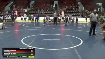 108/117 3rd Place Match - Jezra Graber, Northridge vs Kolton Burns, Decatur