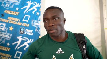 South Florida's Saminu Abdul-Rasheed Locked In For His 100m Prelim