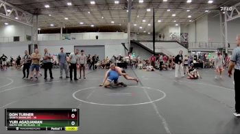 215 lbs Placement (4 Team) - Yuri Agadjanian, South Side WC Black vs Dom Turner, 5forty Brawlers