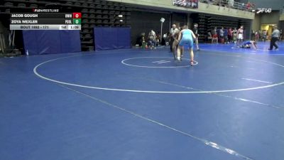 171 lbs Round Of 16 - Jacob Gough, Owings vs Zoya Wexler, Poolesville