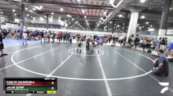 53 lbs Cons. Round 2 - Carlos Valenzuela, Guerrilla Wrestling (GWA) vs Jacob Quirk, Grizzly Wrestling Club