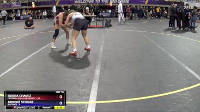 160 lbs Round 1 (16 Team) - Brooke Schilke, Hastings vs Sierra Chavez, Campbellsville University