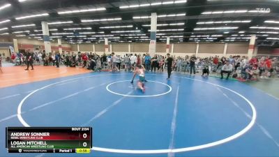 120 lbs Cons. Round 3 - Logan Mitchell, All American Wrestling Club vs Andrew Sonnier, Rebel Wrestling Club