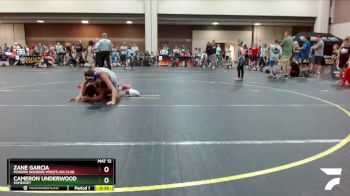 110 lbs Semifinal - Cameron Underwood, Somerset vs Zane Garcia, Modern Warrior Wrestling Club