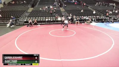 160 lbs Cons. Semi - Sunny Fager, Layton High School vs Camden Eckhardt, Maple Mountain High School