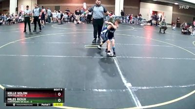 43 lbs Round 2 (8 Team) - Miles Rioux, Contenders WA Blue vs Kelle Solon, Team Palmetto