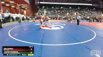 2A-215 lbs 5th Place Match - Zef Zuniga, Big Piney vs Colter McFarlin, Lingle-Ft. Laramie/Southeast