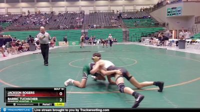 138 lbs Quarters & 1st Wb (16 Team) - Jackson Rogers, Brookwood vs Barric Tuchscher, Kennesaw Mountain