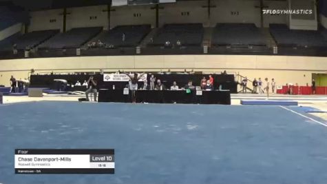 Chase Davenport-Mills - Floor, Roswell Gymnastics - 2021 USA Gymnastics Development Program National Championships