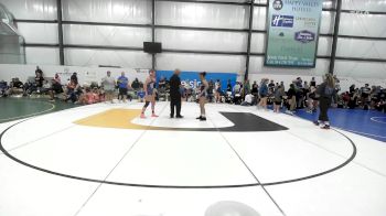 58 lbs Semifinal - Jiselle Riley, NC United - W vs Brielle Prendergast, MGW Death By Chocolate - W