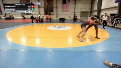 165 lbs Rr Rnd 1 - Kraytin Nice, Team Barracuda MS vs David Evans, North Carolina National Team Blue
