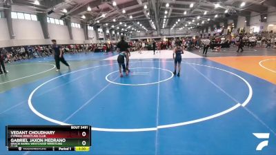 80 lbs Quarterfinal - Gabriel Jaxon Medrano, Gracie Barra Westchase Wrestling Club vs Vedant Choudhary, Cypress Wrestling Club