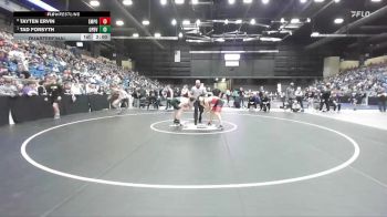 175 lbs Quarterfinal - Tad Forsyth, Overland Park - Blue Valley Southwest HS vs Tayten Ervin, Emporia