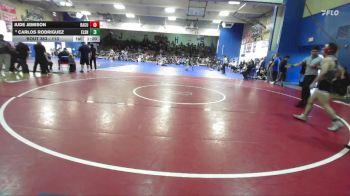 113 lbs Quarterfinal - Jude Jemison, Rancho Cucamonga vs Carlos Rodriguez, Elsinore