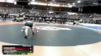 107 lbs Champ. Round 1 - Amelia Mourer, Capistrano Valley vs Akiyah Rhead, Thunder Ridge