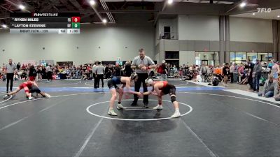 125 lbs Cons. Round 2 - Ryken Miles, Fort Scott vs Layton Stevens, Kansas YG