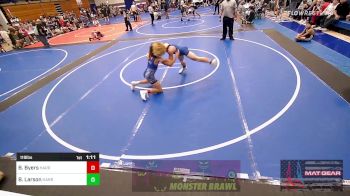 119 lbs Semifinal - Brody Byers, HARRAH BTB vs Brady Larson, HARRAH BTB