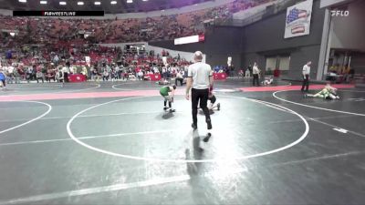 100 lbs Cons. Round 5 - Blake Stratton, AF Green Demons vs Dylan Tande, Melrose-Mindoro