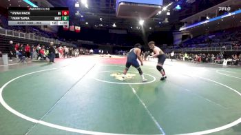 285 lbs Quarterfinal - Ivan Tapia, Merrill West vs Ryan Pack, Nevada Union