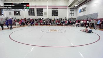 126 lbs Consi Of 16 #1 - Logan Backus, Christian Brothers vs Nick Stoll, The Lovett School