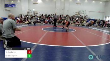 110 lbs Rr Rnd 2 - Brilee Combs, Cowboy Wrestling Club vs RJ Vazquez, Unattached