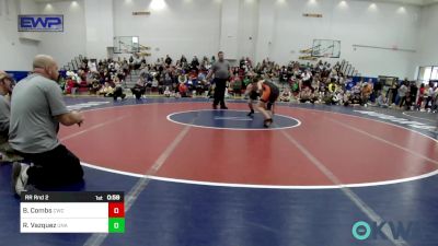 110 lbs Rr Rnd 2 - Brilee Combs, Cowboy Wrestling Club vs RJ Vazquez, Unattached