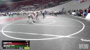 6A-175 lbs Semifinal - Brandon Cook, Forest Grove vs Soren Dyal, Sandy