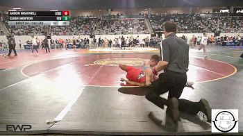 140 lbs Consi Of 8 #1 - Jason Maxwell, Del City Middle School vs Cash Newton, Putnam City West