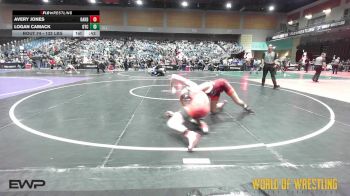 132 lbs Consi Of 16 #2 - Avery Jones, Oakdale vs Logan Camack, Origin Training Center