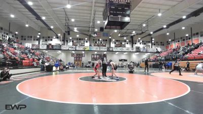 110 lbs Quarterfinal - Charlotte Booth, Sperry HS Girls vs Sinclair Reece, Broken Arrow JH Girls