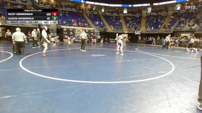 108 lbs Consy 6 - Riley Zimmerman, Governor Mifflin vs Alexia Rosenfeld, Mt. Lebanon