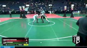 180 lbs Quarterfinal - Cain Stryker, MEC3 vs Grayson Forward, ARC3