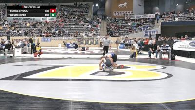 113 lbs Champ. Round 2 - Lukas Shuck, Oldham County vs Kevin Lopez, Apollo