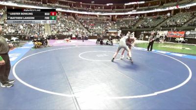 175-4A Champ. Round 1 - Leister Bowling, Mead High School vs Matthew Langoni, Pueblo West